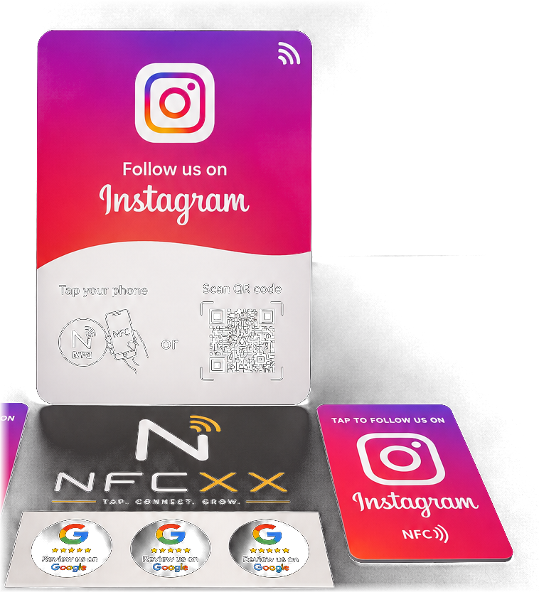 Instagram NFC stalak